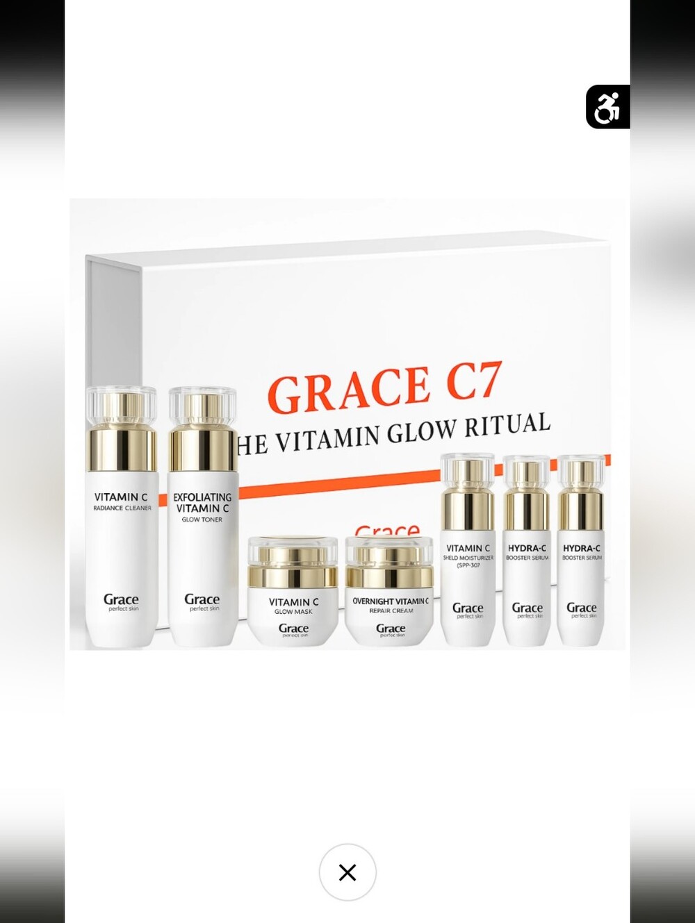 Grace Vitamin C Radiance Collection - White & Orange